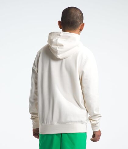 THE NORTH FACE Men's Heritage Patch Pullover Hoodie, White Dune, Large in Saudi Arabia