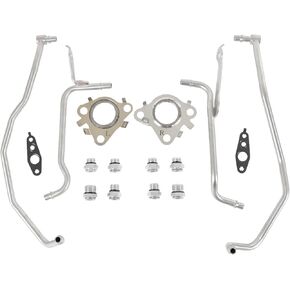Driver Side + Passenger Side Turbo Coolant Line Kit Compatible with 2015-2017 Ford Expedition 2011-2016 F-150 2015-2021 Transit 150 250 350 2015-2017 Lincoln Navigator Replace# 926-187