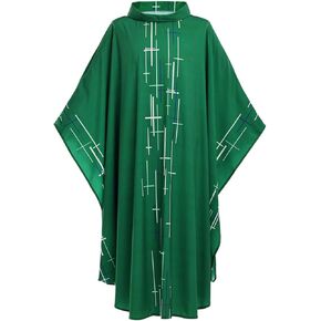 Chasuble for Priest Clergy Robes for Men Priest Church Costume Pastor Robe Celebrant Cape