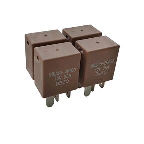 4pcs Genuine OEM 95230-2P030 12V 35A 4PIN Power Relay Compatible for Hyundai, Kia Vehicles