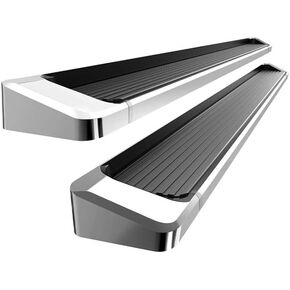 APS Premium Running Boards 6in Compatible with Dodge Ram 1500 2500 3500 Crew Cab 09-18