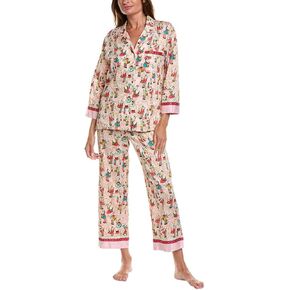 Natori Tea Garden Notch PJ Light Pink L (Women's 14-16)