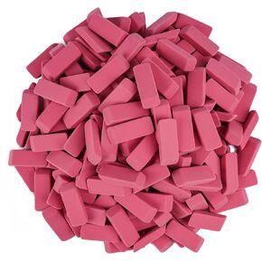 200 Pack Pink Erasers Bulk Latex-Free Soft Erasers Pencil Erasers for Kids Teachers and School and Office Supplies
