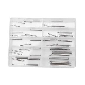 Replacement Spring Pins, Watch Band Screws, 2 Boxes 50pcs/Box Watchmaker Repair Tool Spring Bar Set with Storage Box Watch Repair Accessories