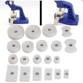 Watch Repair Tool, Back Press Remover Tool Fits Any Size Back Case Closer, Professional 20 Pcs Watch Back Case Press Dies Set for Watchmakers Capping Machine