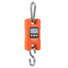 500 kg 1100 lb Portable Heavy Duty Digital Crane Scale 2 AAA Batteries(Not Included) (Orange)
