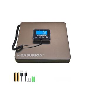 Digital Shipping Scale - High Accuracy 440 lbs x 0.5 oz - Postal Scale with Hold & Tare Functions - Stainless Steel Package, Mail, and Luggage Scale for Small Business