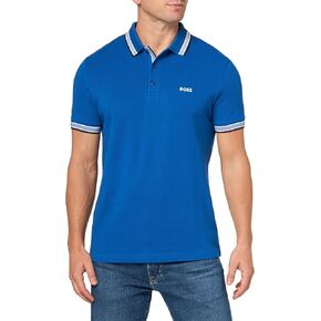 BOSS Paddy Short Sleeve Polo Shirt French Blue