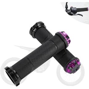 Throttle Grips for Surron Light Bee,Aluminium+Rubber Handlebar Handle Grips with End Plug for Dirt Bike Sur Ron Light Bee X/Light Bee S