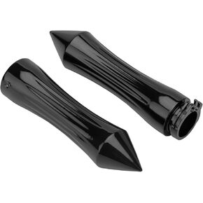 Motorcycle Hand Grips 1 Inch 25MM Handlebar Grip Throttle Non-Slip Universal Compatible with Harley Davidson Dyna Sportster 883 Road King Electra Glide Street Glide