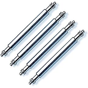4X - 22mm Stainless Steel Watchband Spring Bar Pins for Watch Band 1.6mm Thickness