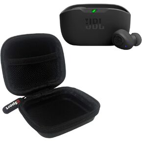 JBL Vibe Buds True Wireless Earbud Bundle with gSport Case (Black)