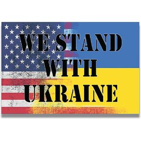 Magnet Me Up: Ukraine Ukrainian Flag Car Magnet Decal - 4x6 Inches, Heavy-Duty Automotive Magnet for Car, Truck, SUV - Show Your Ukrainian Pride with This Vibrant Auto Magnet
