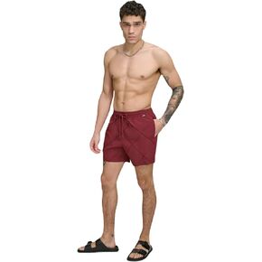 DKNY Men's Lightweight Quick Dry Volley UPF 40+ Protection Swim Trunk