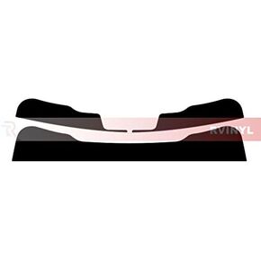 Rvinyl Window Tint Kit Compatible with Ford F-150 2015-2020 (2 Door Regular Cab) - Front Precut Kit - 20%
