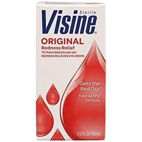 Visine Original Redness Reliever Eye Drops - 0.5 oz, Pack of 2