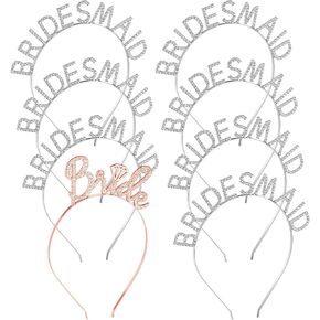 8 قطع حجر الراين العروس عقال العروس تيارا العازبة حزب 1 العروس خوذة 7 العروسة إكسسوارات الشعر لحفل الزفاف دش in Kuwait