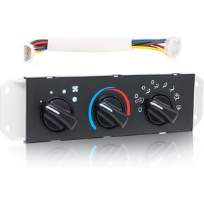 55056558AA HVAC Heater Climate Control Module for 2005 2006 Jeep Wrangler TJ 2.4L 4.0L A/C Heater Climate Control Panel Switch, 55056558AB SM2141 Automotive Replacement Heater Control Switches