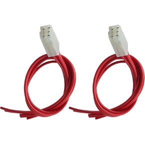 Carbhub Pair 6 Pin Female & Male Connector Harness Plugs End Kit Fit for Fisher, Western, SnowEx, Blizzard Snow Plow Controllers