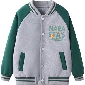 سترة بيسبول للأطفال الأولاد سترة رياضية كاجوال سترة من النوع الثقيل معطف 2-12 سنة in Kuwait