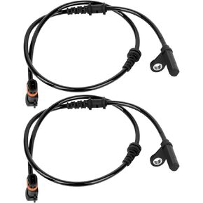 OCPTY Left+Right+Front ABS Wheel Speed Sensor ALS1860 5S11029 fit for 2010-2013 for Mercedes-Benz C200, 2007-2009 for Mercedes-Benz C230, 2010-2013 for Mercedes-Benz C250, Pack of 2