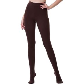 DUCMODA Women's 70D Semi-Opaque Tights High Waist Solid Soft Stretch Pantyhose