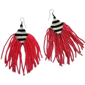 Dangle Drop Earrings, Handmade Bohemian Beads, Billionofcrafts