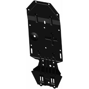 Polaris RZR Skid Plate, Plastic, Gloss Black, Genuine OEM Part 5438321-070, Qty 1