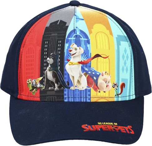 قبعة DC League of Super Pets ذات لوحات شخصيات باللون الكحلي للشباب in Saudi Arabia