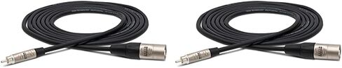 كابل توصيل غير متوازن من Hosa HRX-003 REAN RCA إلى XLR3M Pro، 3 أقدام in Kuwait