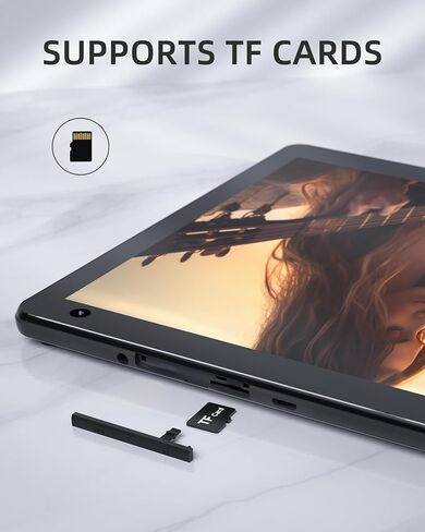 COOPERS Android Tablet 10 inch, 6GB RAM+32GB ROM Computer Tablets Support 1TB Expand, 1280 * 800 IPS Touch Screen, 1.8Ghz Quad-core Processor, WiFi Bluetooth, 8MP Camera, 6000mAh Battery Tableta in Kuwait
