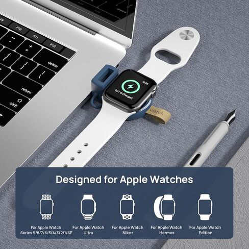 شاحن NEWDERY لساعة Apple Watch Travel iWatch USB للشحن السريع اللاسلكي in Kuwait