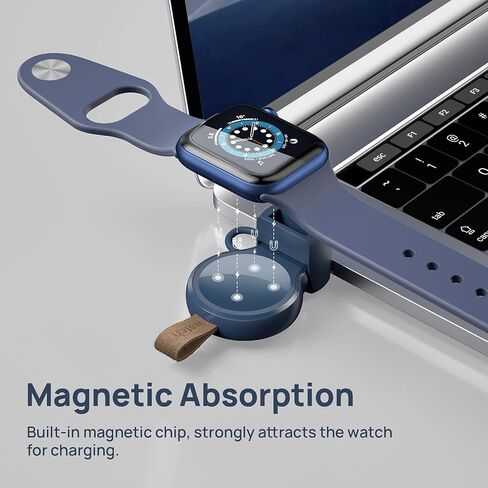 شاحن NEWDERY لساعة Apple Watch Travel iWatch USB للشحن السريع اللاسلكي in Kuwait