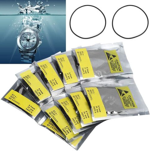 500PCS O Ring Rubber Seal Watch Back Cover Seal Gaskets Watch Repairing Replacement kit Tool Diverse Size Watch Rubber Sealing Rings (0.8 Pack of 500 Sticks), Genericv4mw50esdo-02 in Saudi Arabia