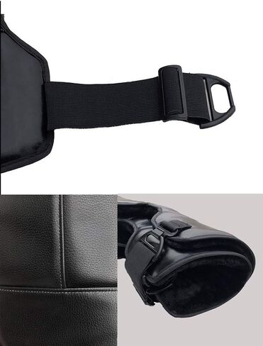 Motorcycle Knee Pads Sleeve Wraps Winter Windproof Waterproof Leather Thermal Fleece Lining Knee Brace Warmer Kneepad Adjustable Knee Shin Protective Guards for Motorcycle Bicycle Cycling in Saudi Arabia