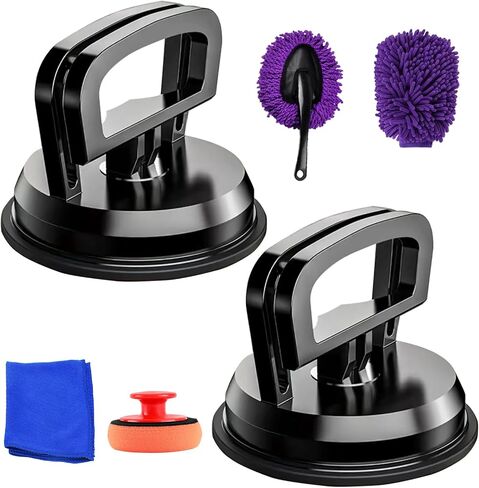 Dent Puller,2 Large Dent Remover Tool for Car Heavy Duty Suction Cup Dent Puller,Body Repair Dent Removal Tools and Paintless Dent Repair Kit for Car Body Dented,Tiles Lifting,Glass Objects Moving in Saudi Arabia