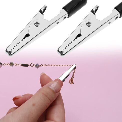 eMagTech 5 قطع سوار أداة مساعدة سوار مجوهرات مساعد أداة معدنية التمساح كليب اكسسوارات للمجوهرات أساور ساعة قلادة سلاسل المفاتيح in Saudi Arabia