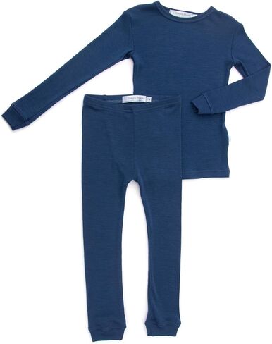 Pure Wool Kids Thermal Underwear Pajama Set, Natural & Organic Warm Base Layer Johns, Toddler & Infant Sleepers in Saudi Arabia