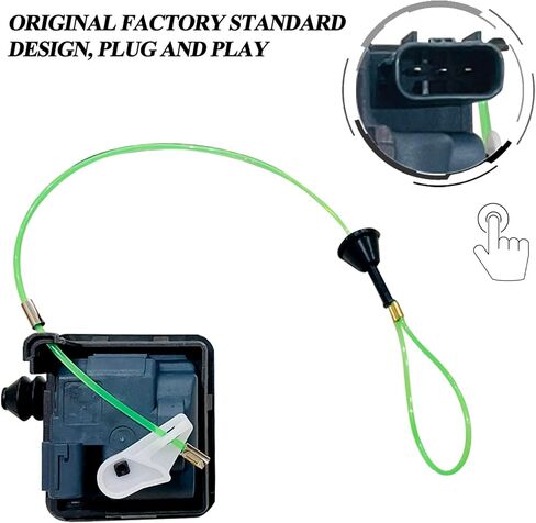Fuel Lid Gas Door Actuator Assembly Compatible with 2016-2021 Honda Civic Replacement Fuel Filler Lid Actuator 74700-TBA-A02 in Kuwait
