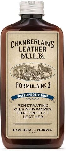 Leather Milk Leather Water Repellent and Protector - Water Protectant No. 3 - All Natural, Non-Toxic Water Proofer and Liquid Sealant. Made in The USA. 2 Sizes. Includes Premium Applicator Pad! in Saudi Arabia