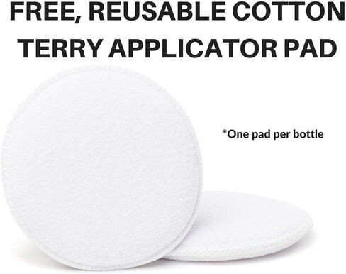 Leather Milk Leather Water Repellent and Protector - Water Protectant No. 3 - All Natural, Non-Toxic Water Proofer and Liquid Sealant. Made in The USA. 2 Sizes. Includes Premium Applicator Pad! in Saudi Arabia