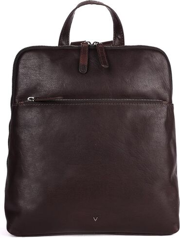 Genuine Leather Backpack for Women - 12.5 Inch with Adjustable Shoulder Strap - Stylish and Durable (Tan) in Saudi Arabia