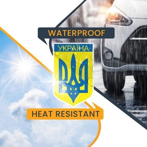 Magnet Me Up: Ukraine Ukrainian Flag Car Magnet Decal - 4x6 Inches, Heavy-Duty Automotive Magnet for Car, Truck, SUV - Show Your Ukrainian Pride with This Vibrant Auto Magnet in Saudi Arabia