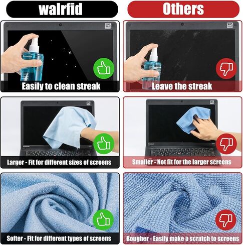 walrfid Car Screen Cleaner Spray, Computer Touchscreen Mist Cleaning Kit in Kuwait