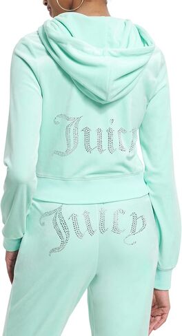 سترة بقلنسوة كلاسيكية صلبة للسيدات من Juicy Couture مع زينة خلفية in Saudi Arabia