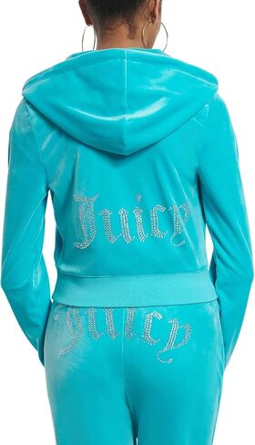 سترة بقلنسوة كلاسيكية صلبة للسيدات من Juicy Couture مع زينة خلفية in Saudi Arabia