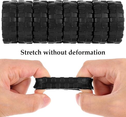 8 Pack Luggage Wheel Protectors Silicone Material Luggage Wheel Covers Suitcase Wheel Covers Suitable For Luggage Travel Suitcase Wheels Protection And Noise Reduction (Black) in Saudi Arabia