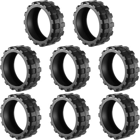 8 Pack Luggage Wheel Protectors Silicone Material Luggage Wheel Covers Suitcase Wheel Covers Suitable For Luggage Travel Suitcase Wheels Protection And Noise Reduction (Black) in Saudi Arabia