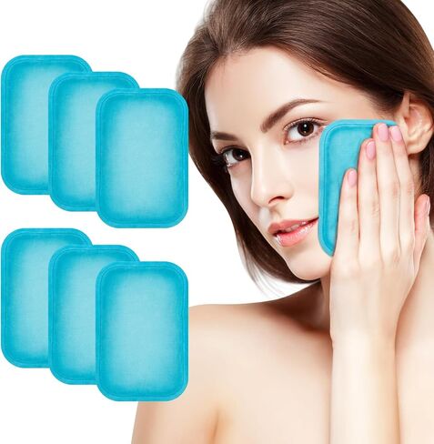 Reusable Small Ice Packs - Hot & Cold Mini Gel Cold Packs for Injuries, Sinus Relief, Tired Eyes, Headaches, First Aid, Pain Relief, Wisdom Teeth, Face - 6 Packs in Saudi Arabia
