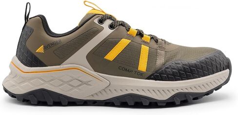 Avenger Work Boots Men's Composite Toe Aero Trail Industrial Shoe, Yellow/Blue, 13 Wide in Saudi Arabia